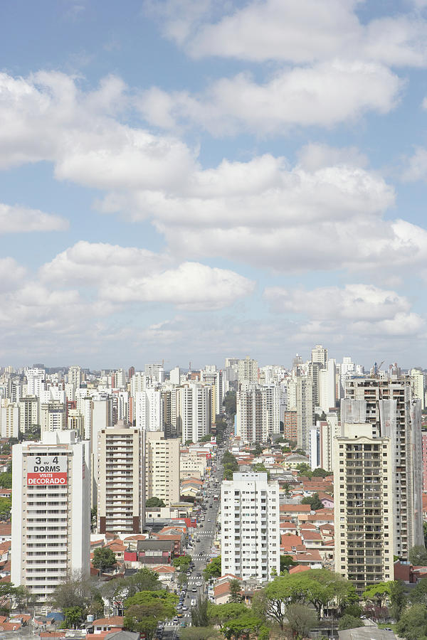 Brazil, Sao Paulo, Cityscape, Elevated Photograph by Thomas Northcut