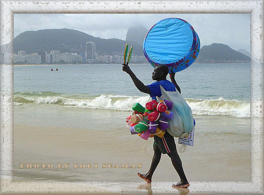 Brazilian Beach Vendor Photograph by Lori Seaman