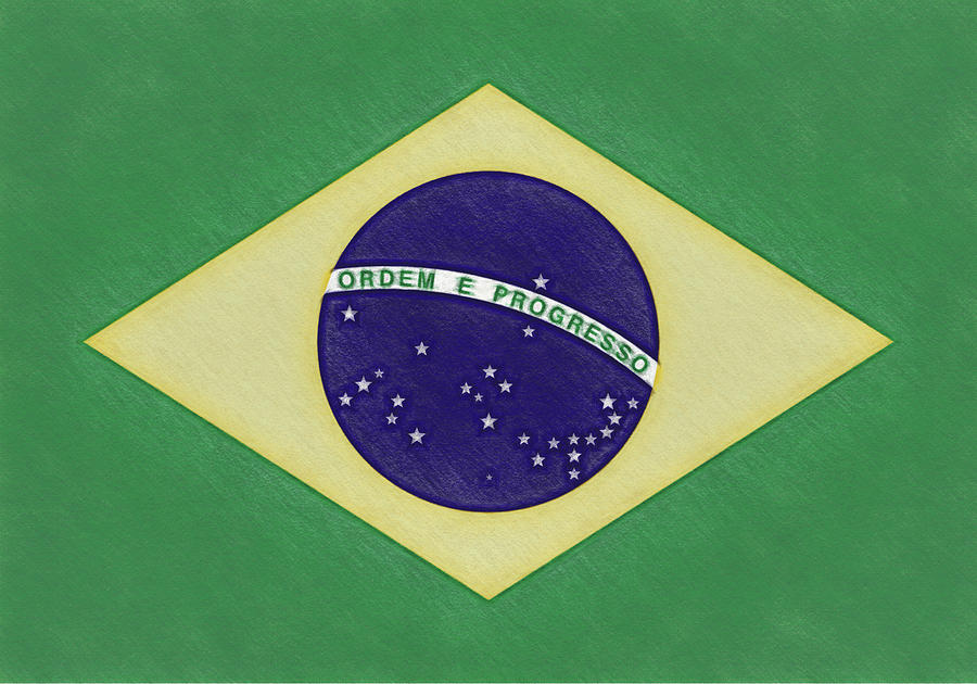 Flag Photograph - Brazilian Flag by Leslie Montgomery