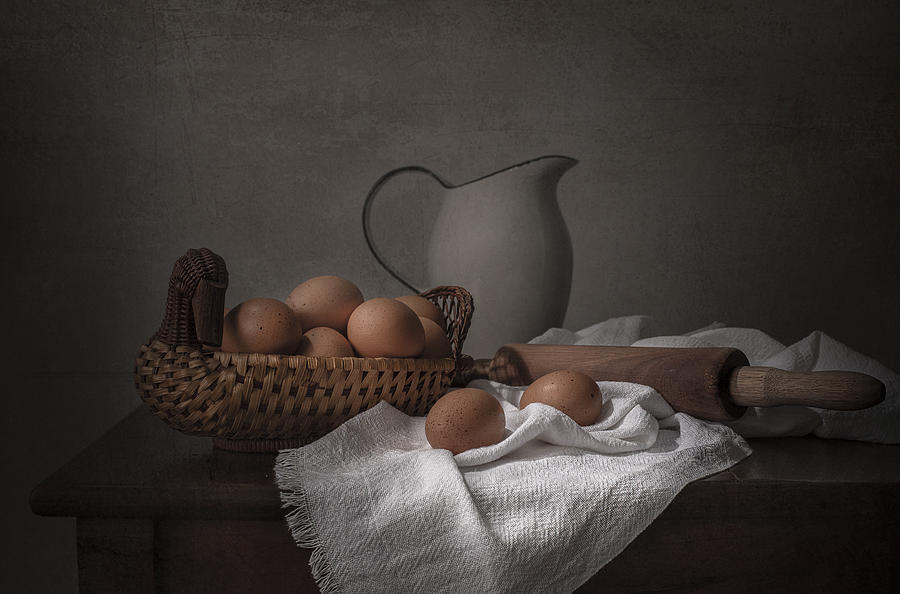 Egg Photograph - Bread Day by Margareth Perfoncio
