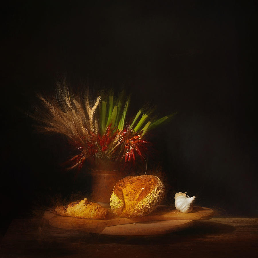 Rembrandt Photograph - Bread Love. by Saskia Dingemans