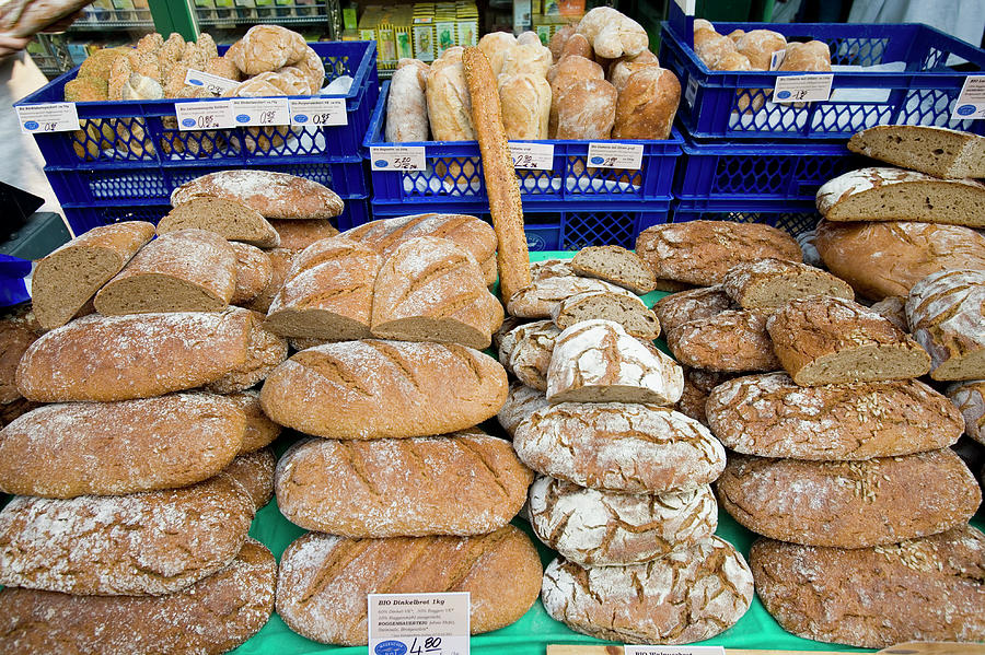 Bread Stall, Naschmarkt Photograph by Lonely Planet