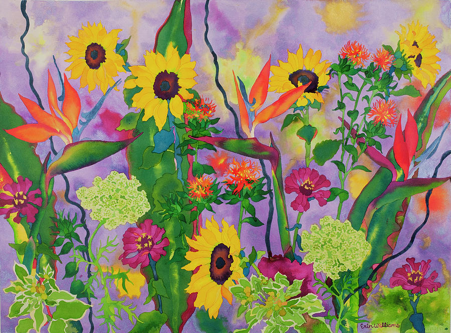 Flower Painting - Break Away by Carissa Luminess