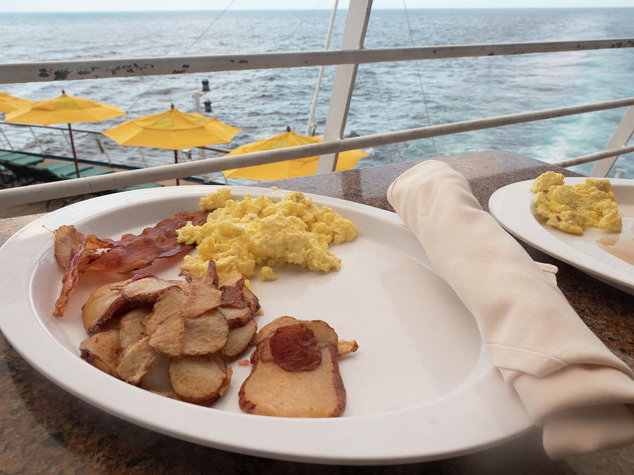 Breakfast at sea Photograph by Kyle Lee