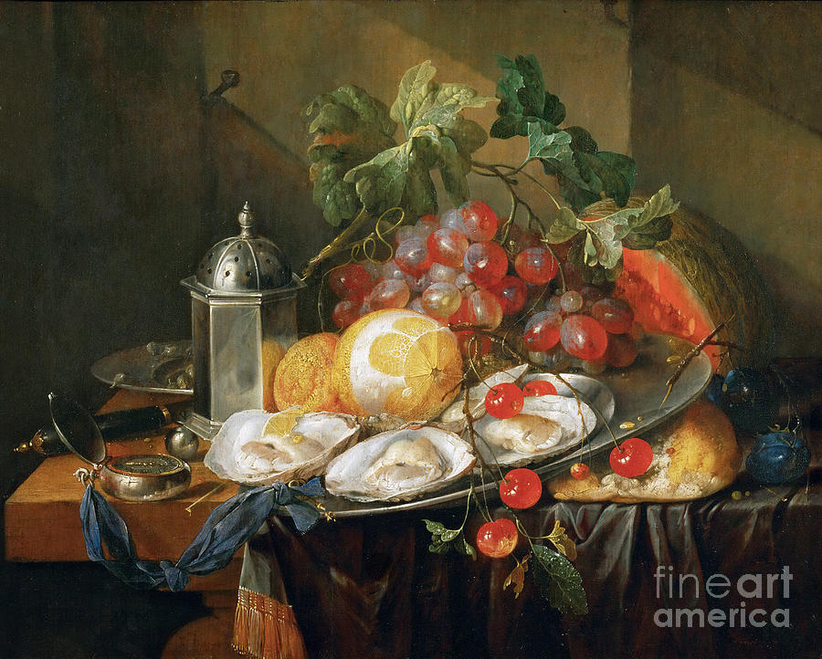 Breakfast Still Life Drawing by Heritage Images