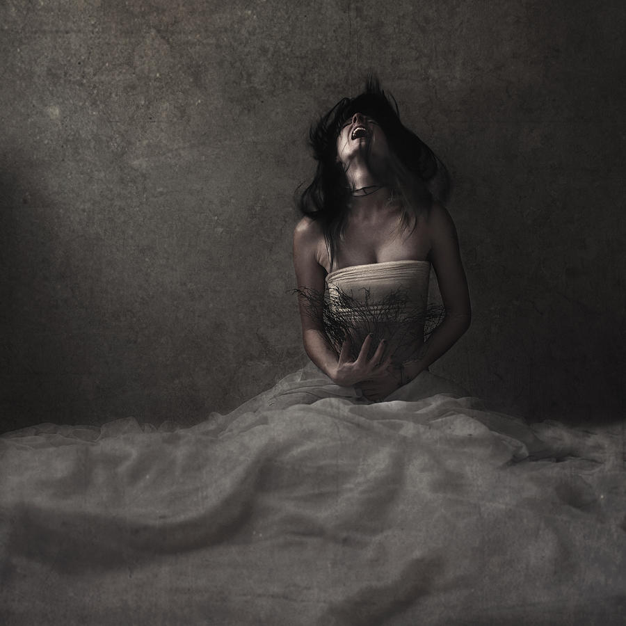 Conceptual Photograph - Breaking The Silence by Anja Matko