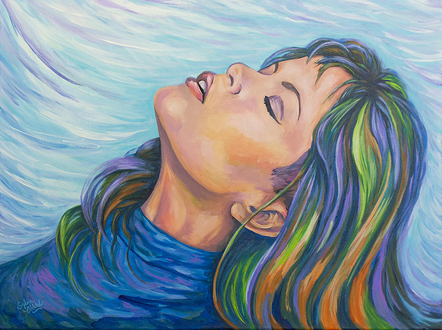 Breath  Painting by Sylvia Aldebol