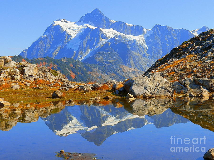 Breathtaking Views Of Mount Shuksan Washington State Photograph by Art ...