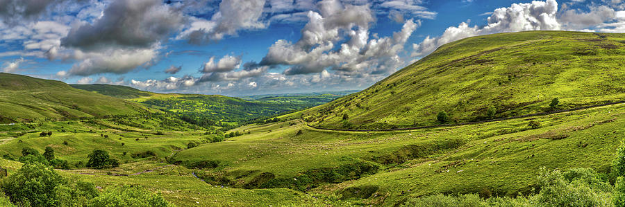 Brecon Beacons Panorama Photograph by Steve Purnell - Fine Art America