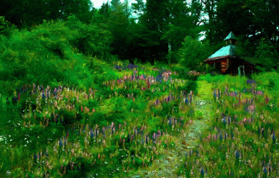 Breeze on the Lupine Field Photograph by Wayne King