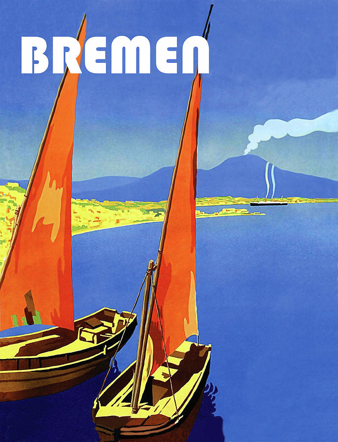 Boat Digital Art - Bremen by Long Shot