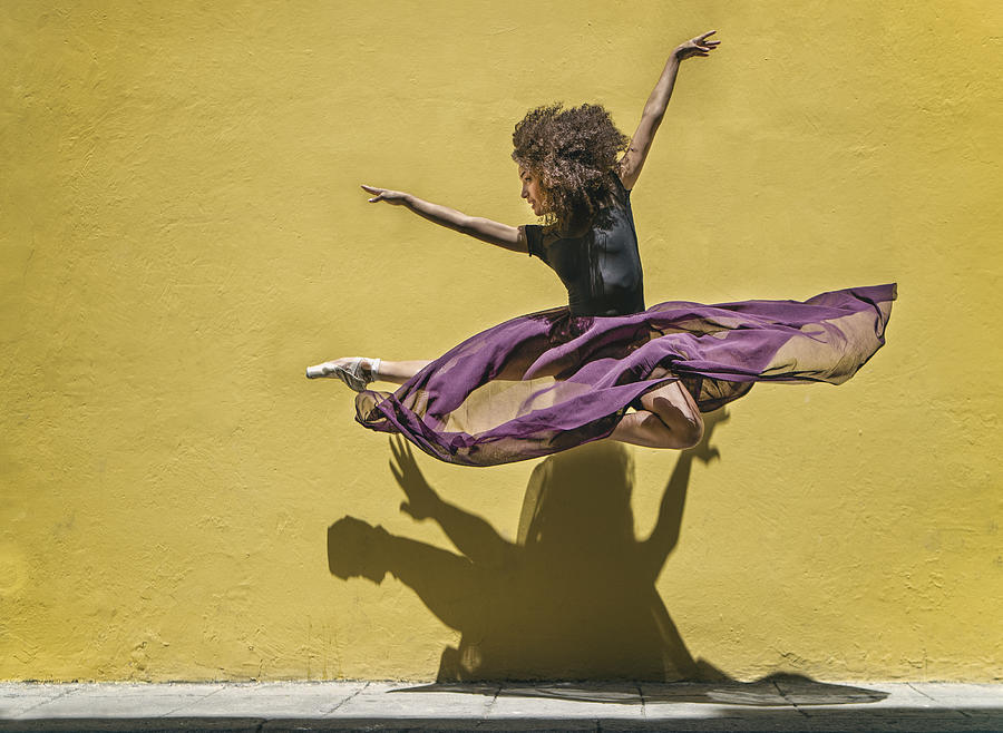 Brenda Jumping Photograph by Joan Gil Raga