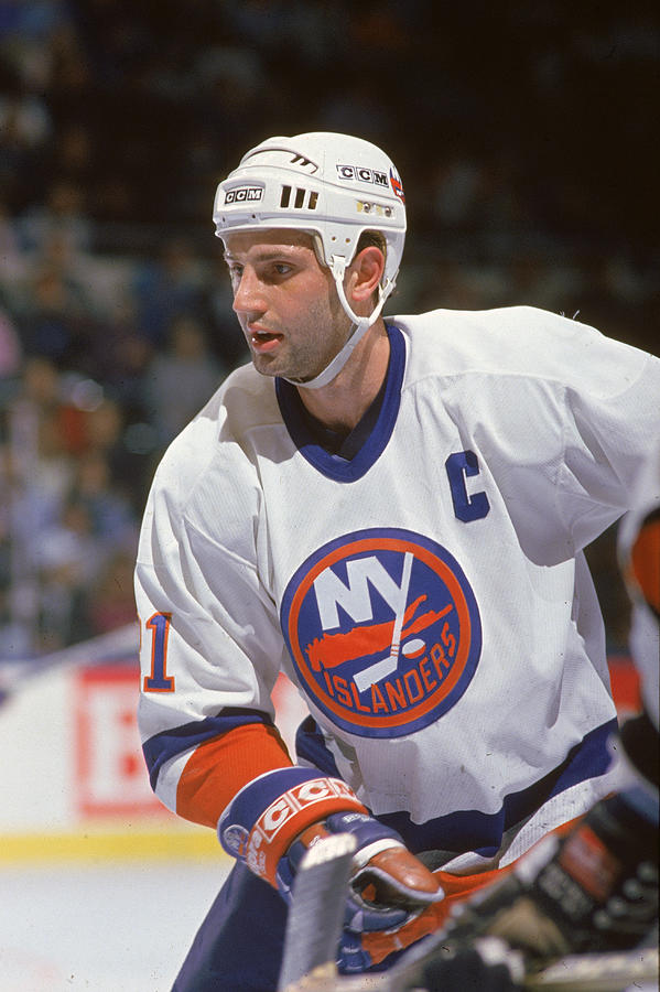 Brent Sutter Of The New York Islanders by B