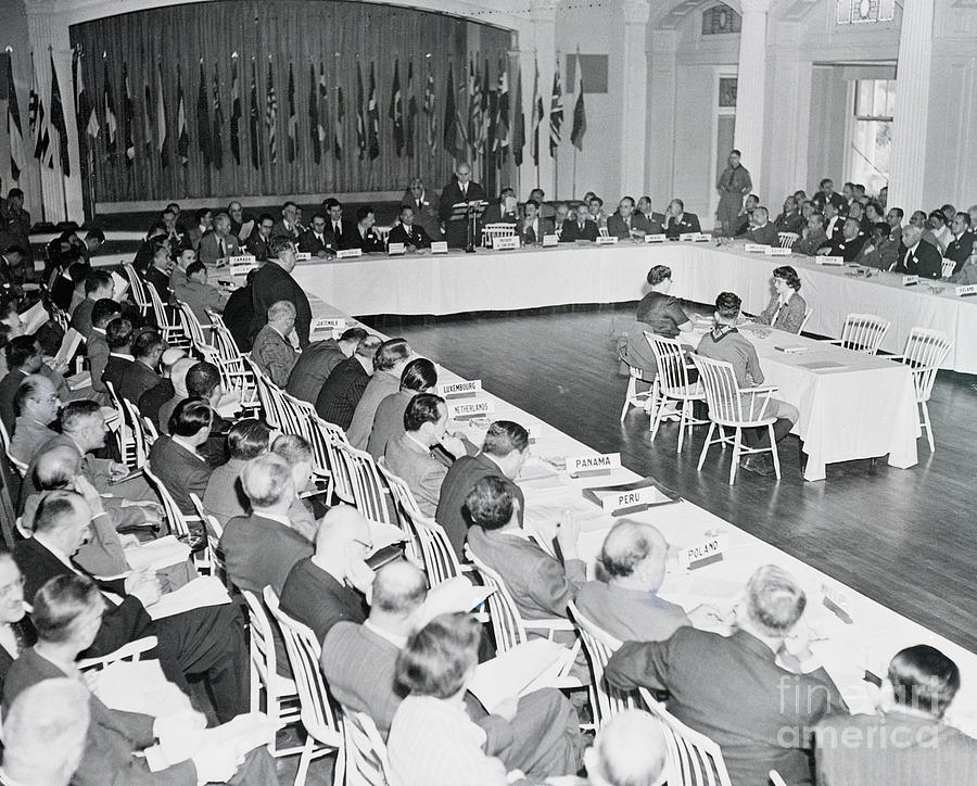 Bretton Woods Conference Photograph by Bettmann