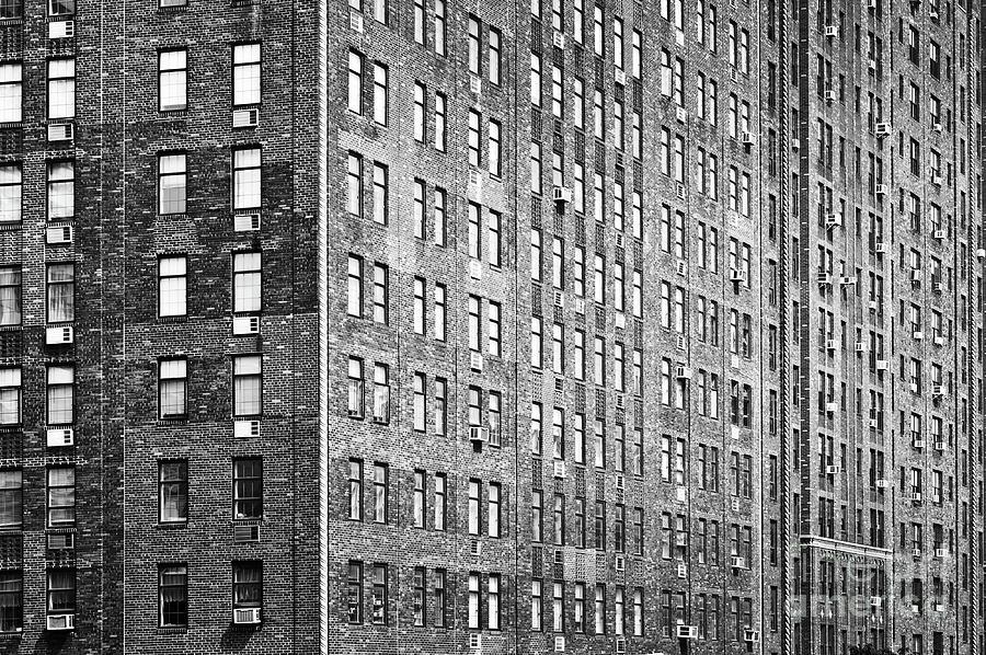 Brick building in New York Photograph by Delphimages Photo Creations