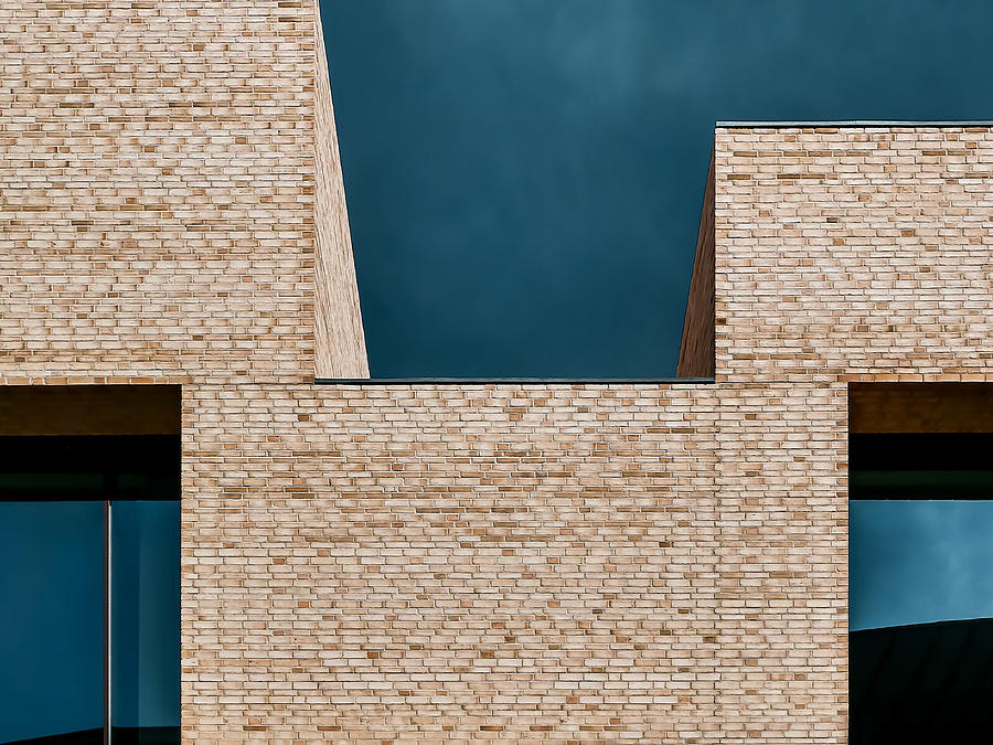 Architecture Photograph - Brick Building by Markus Auerbach