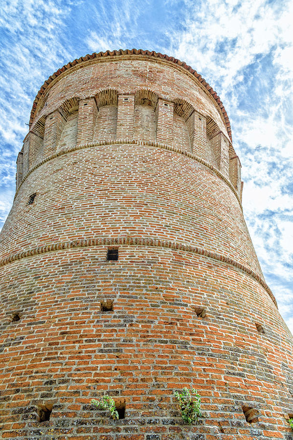 Brick wall clock tower  Photograph by Vivida Photo PC