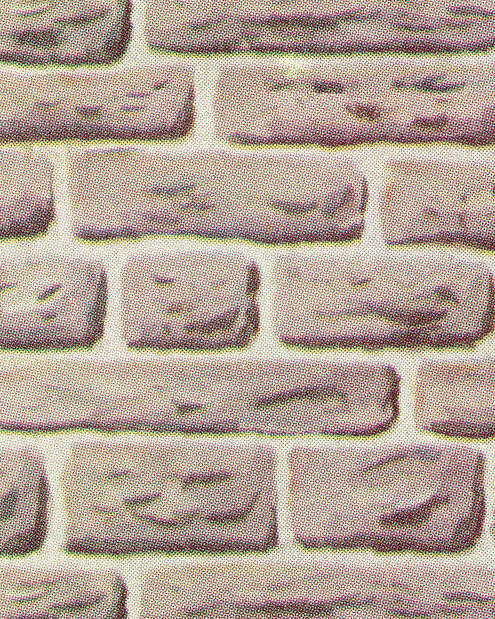 Vintage Drawing - Brick Wall by CSA Images