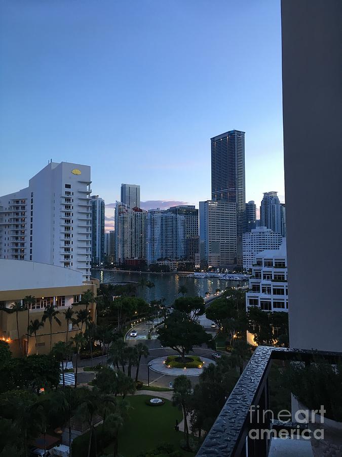 Brickell Key Miami Florida Photograph by Peterson Works - Fine Art America