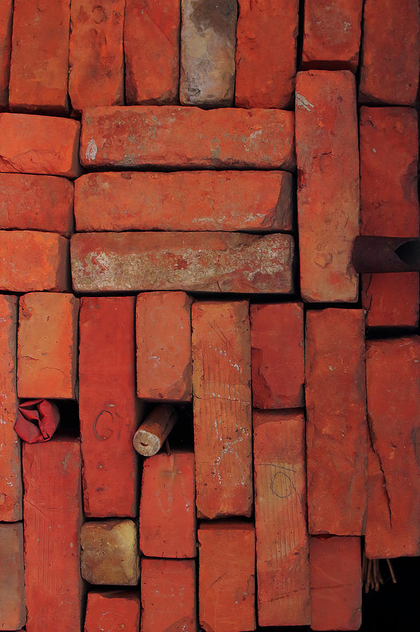 Bricks Photograph by Attila Meszlenyi