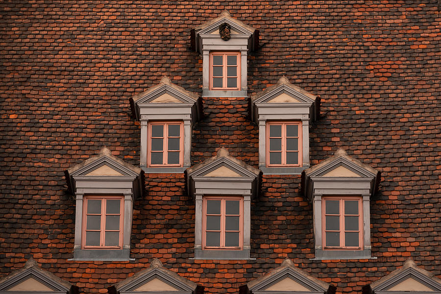 Architecture Photograph - Bricks Of Old Naumburg by Roman Revva