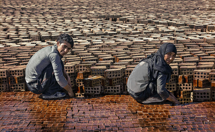 Brick Photograph - Brickyard by Ali Nejatbakhsh