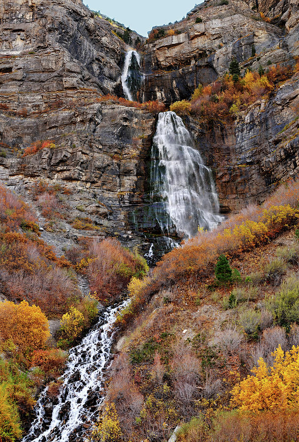 Bridal Veil Falls In Provo Canyon Photograph by Utah-based Photographer Ryan Houston