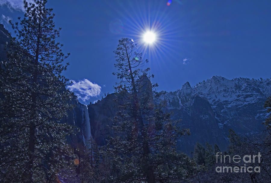 Bridalveil Fall at Yosemite Photograph by Amazing Action Photo Video