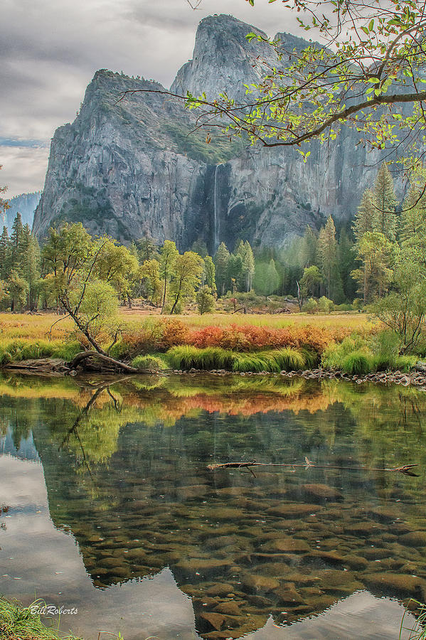 Bridalveil In Reflection Photograph by Bill Roberts