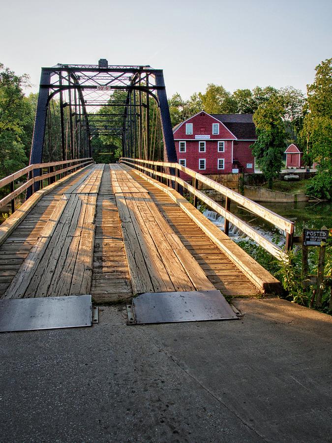 Bridge and Mill Photograph by Buck Buchanan
