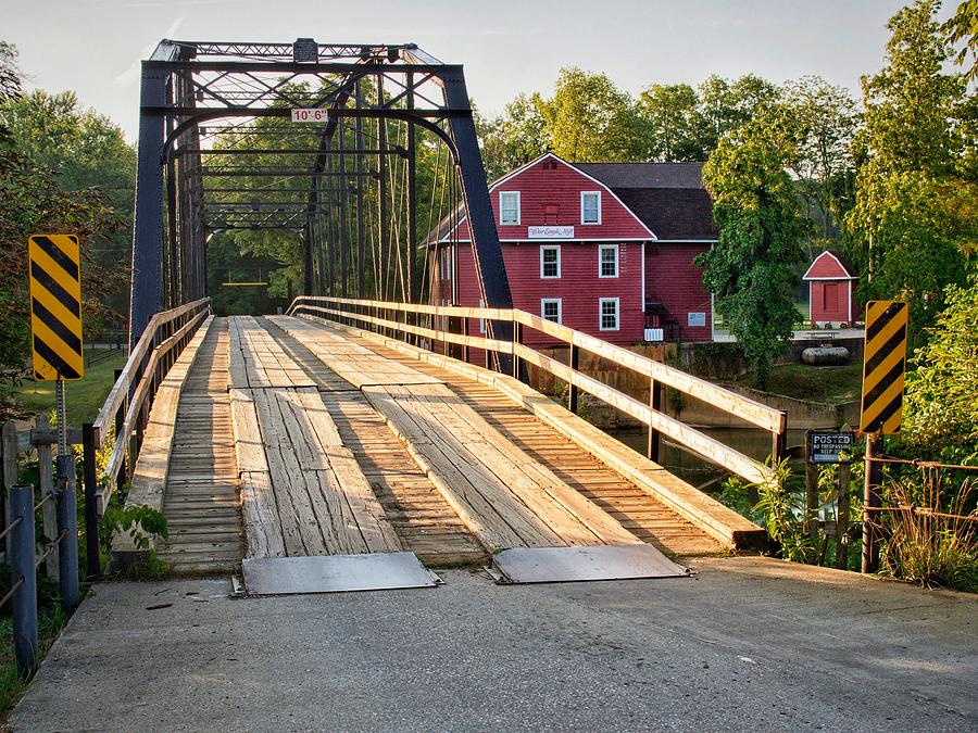 Bridge and Mill Morning  Photograph by Buck Buchanan