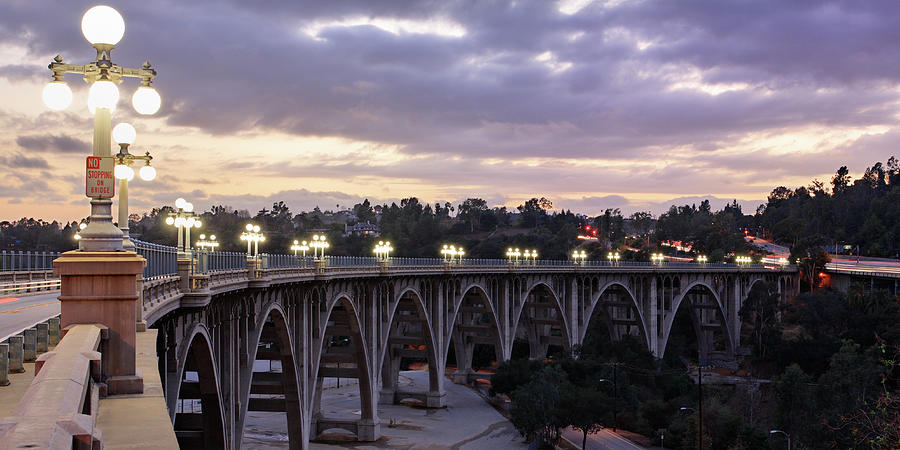 Bridge At Sunset Photograph by S. Greg Panosian Bridge At Sunset Photograph by S. Greg Panosian
