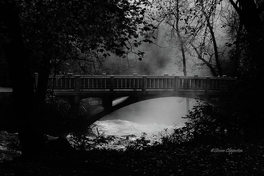 Bridge black and white Photograph by Steven Clipperton