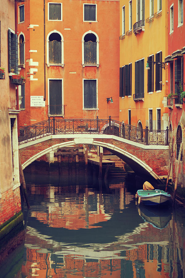Bridge In Venice Photograph by Mammuth