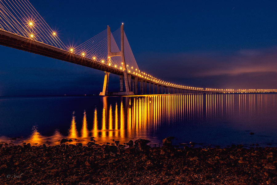 Bridge Of Lights Photograph by Ariel Ling