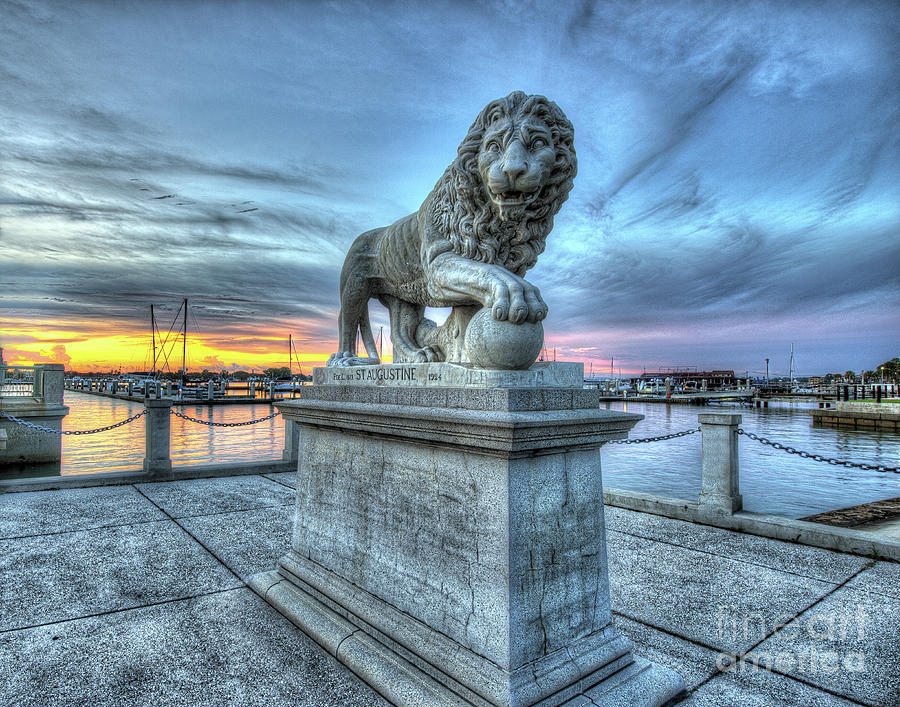 Bridge Of Lions St Augustine, Florida Photograph By Greg Hager - Fine ...