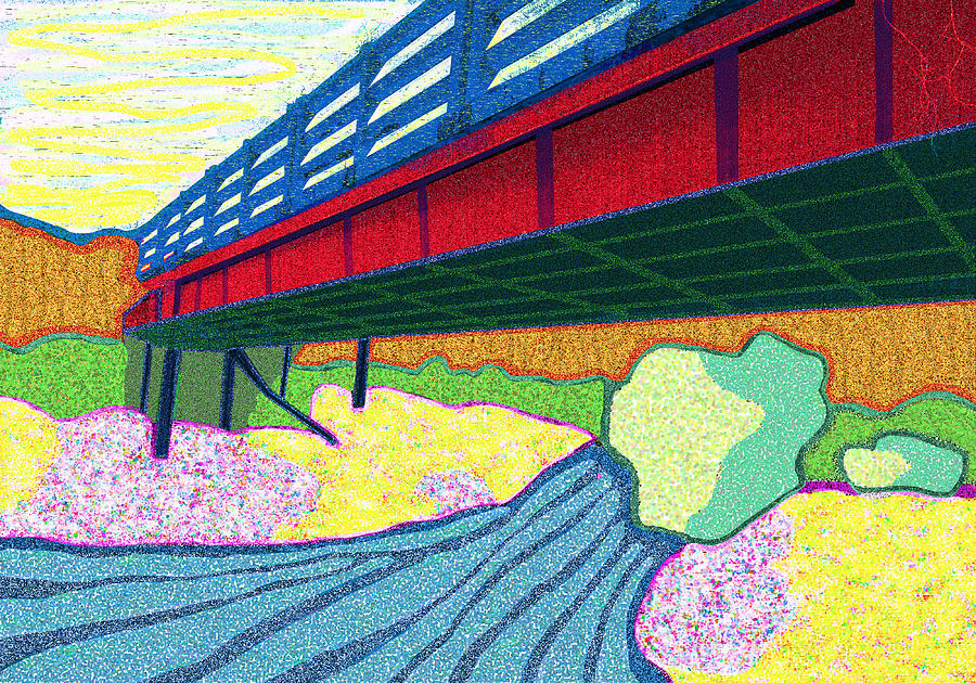 Bridge Over Bent Creek Digital Art by Rod Whyte