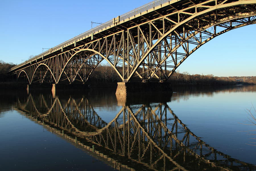 Bridge Over Schuylkill River Photograph by Carson Lin, West Chester, Pennsylvania