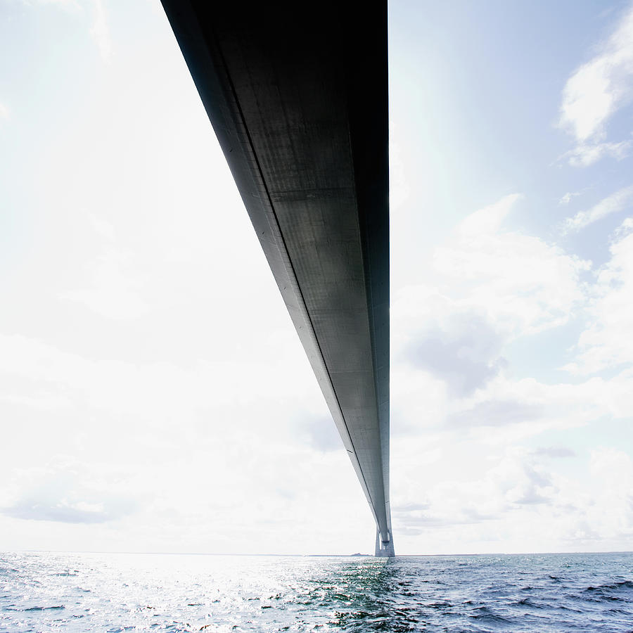 Bridge Over Sea Water Photograph by Roine Magnusson
