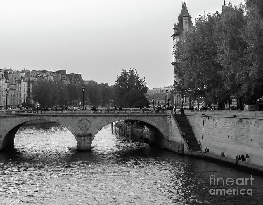 Bridge over the Seine in Paris Photograph by Celine Bisson - Fine Art ...