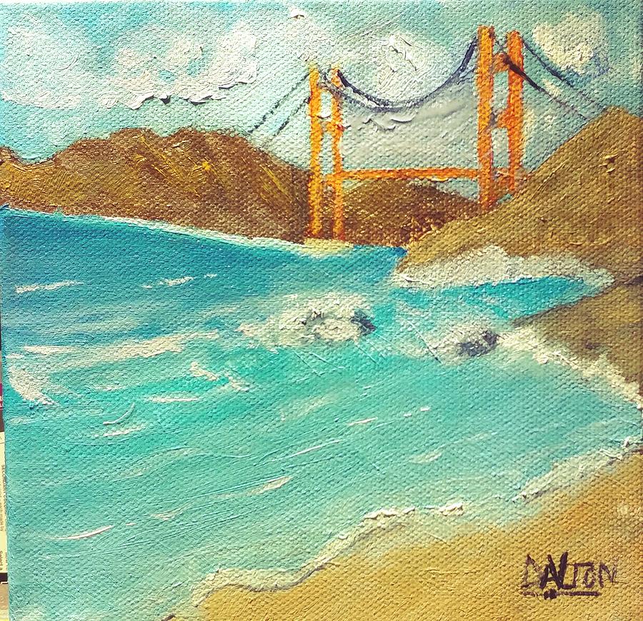 Bridge Painting - Bridge Over Troubled Water by George Dalton Bridge Painting - Bridge Over Troubled Water by George Dalton
