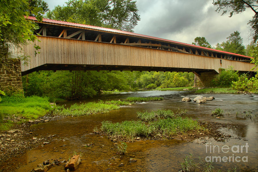 Bridge Over Tuscarora Creek Photograph by Adam Jewell