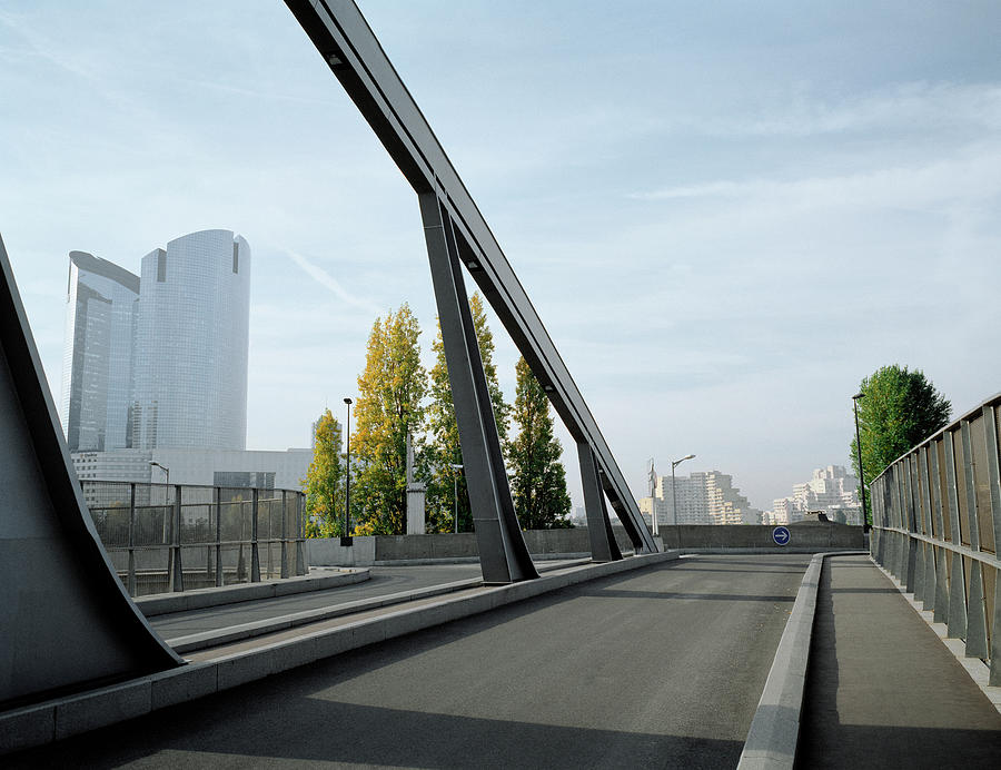 Bridge, Suburban Paris, France Photograph by Dutchy