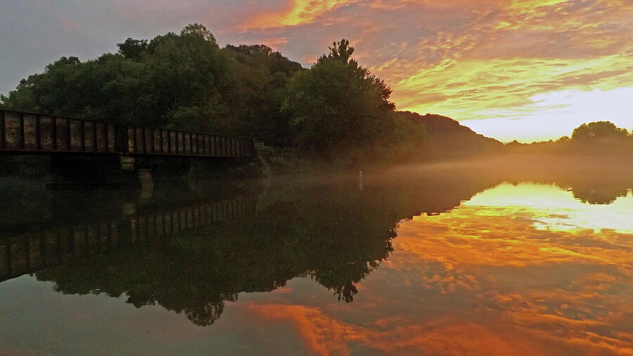 Bridge To the Sunset  Photograph by Joyce Wasser