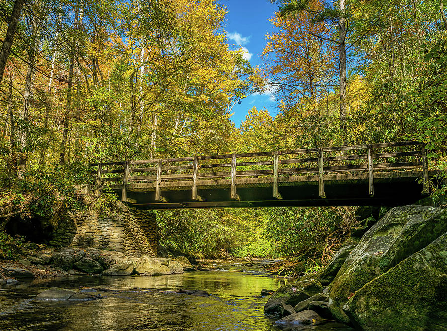 Bridge Under Autumn Skies by Gary Bond Bridge Under Autumn Skies by Gary Bond