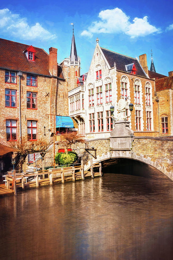 Bridges of Bruges Belgium Photograph by Carol Japp