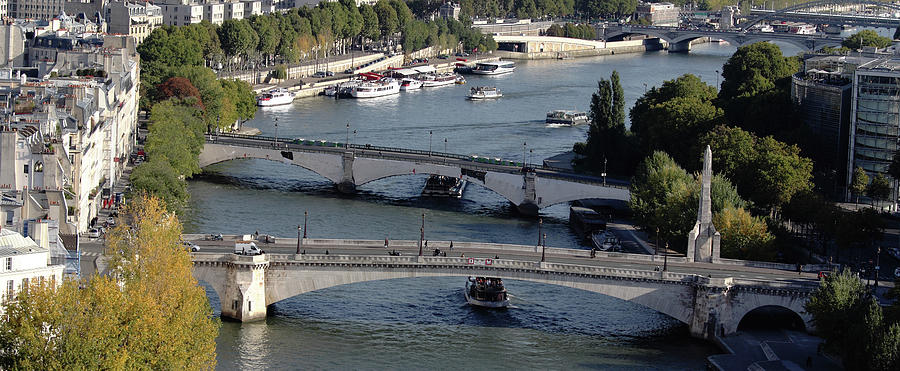 Bridges Of Paris Photograph by Martial Colomb