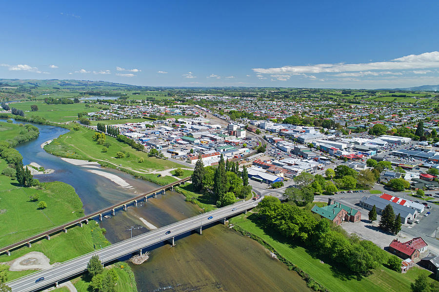 Bridges Over Mataura River, Gore Photograph by David Wall - Fine Art ...