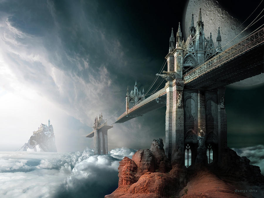Bridges to the Neverland Digital Art by George Grie