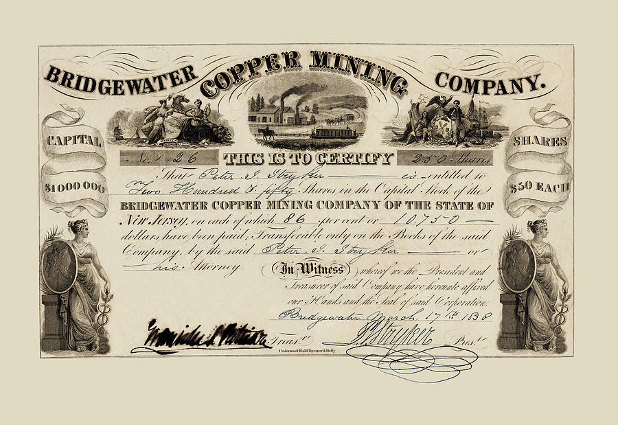 Copper Painting - Bridgewater Copper Mining Company by Unknown